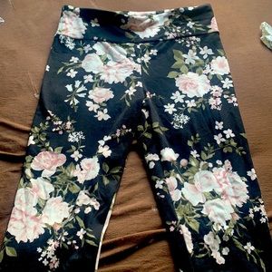 Floral leggings